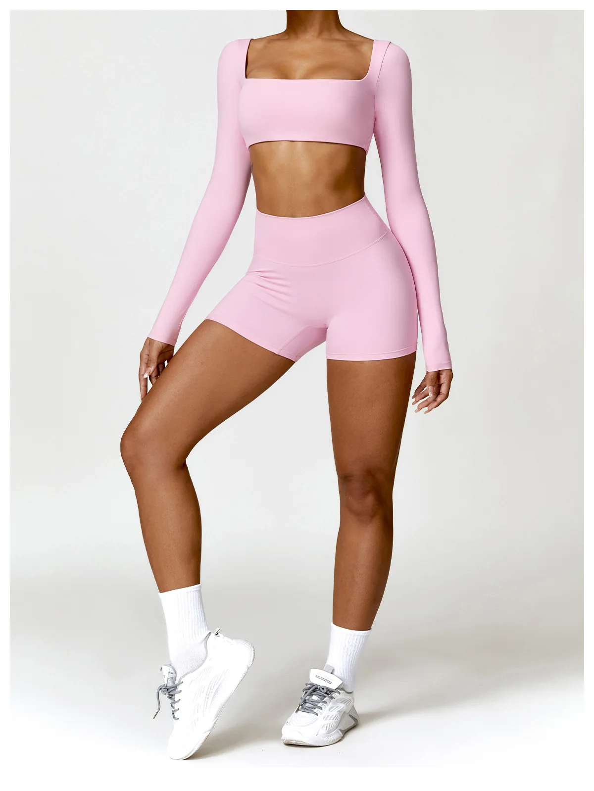 New Summer Sports Women Outdoor Running Gym Fitness Wear T-shirt Long sleeved Yoga Shirt Gym Push Up Workout Single Piece Top
