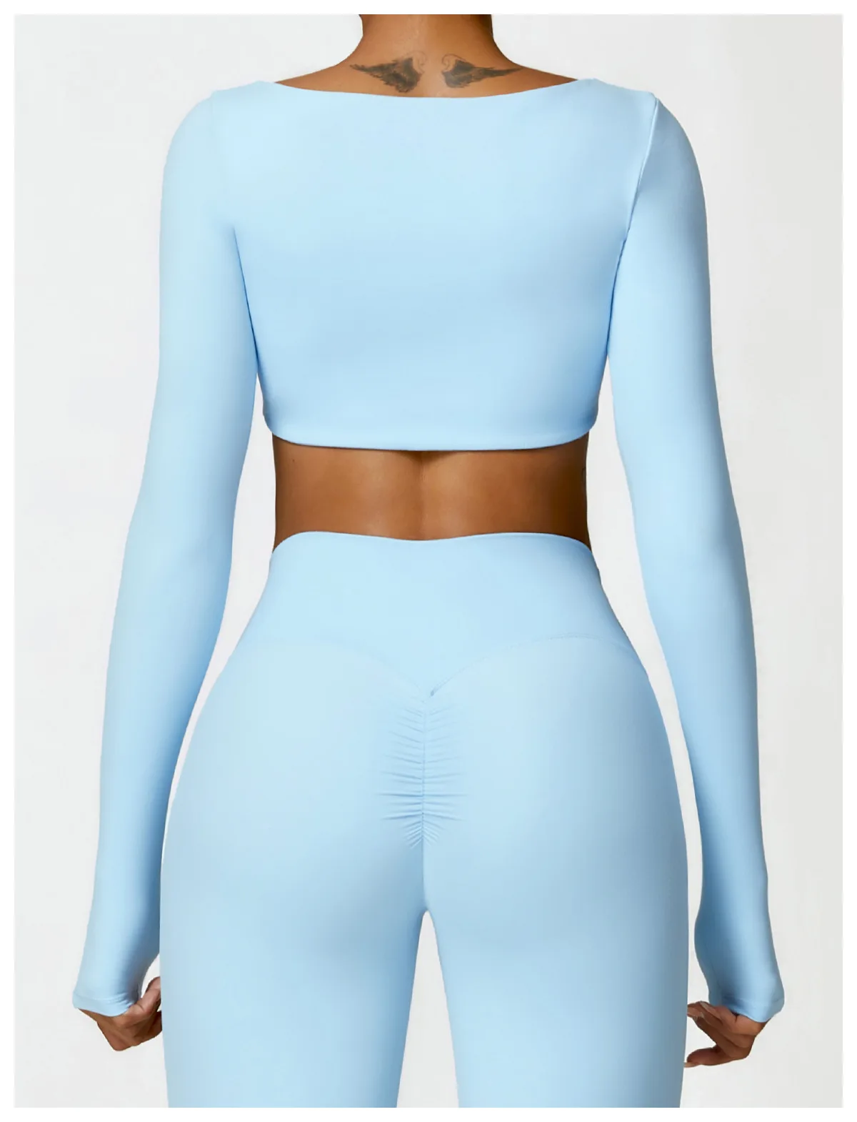 New Summer Sports Women Outdoor Running Gym Fitness Wear T-shirt Long sleeved Yoga Shirt Gym Push Up Workout Single Piece Top
