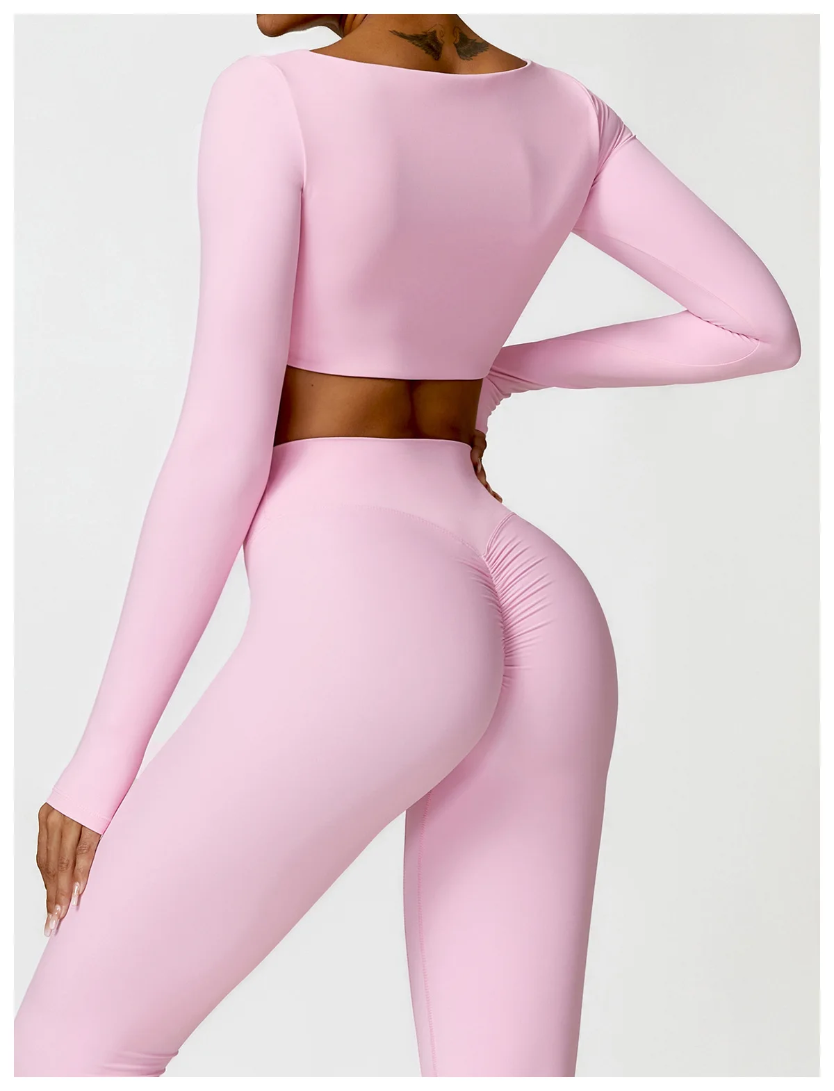New Summer Sports Women Outdoor Running Gym Fitness Wear T-shirt Long sleeved Yoga Shirt Gym Push Up Workout Single Piece Top