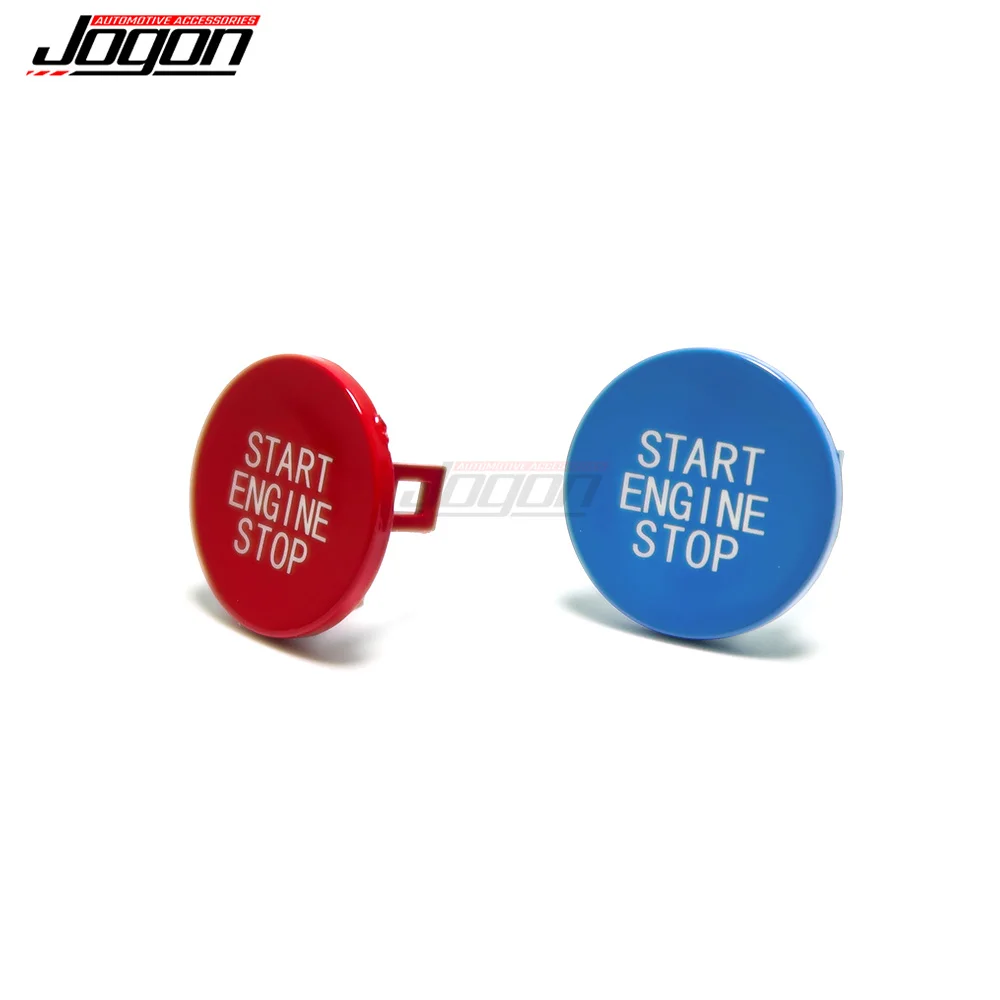 Red & Blue Engine Start Stop Button Trim For BMW 3 Series G20 X5 G05 X6 G06 X7 G07 G14 Car Interior Decoration Accessories