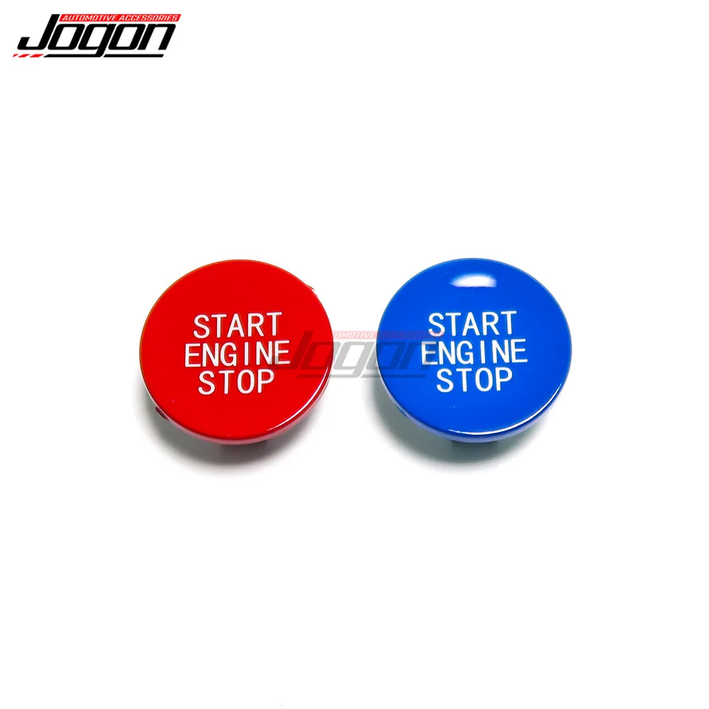 Red & Blue Engine Start Stop Button Trim For BMW 3 Series G20 X5 G05 X6 G06 X7 G07 G14 Car Interior Decoration Accessories