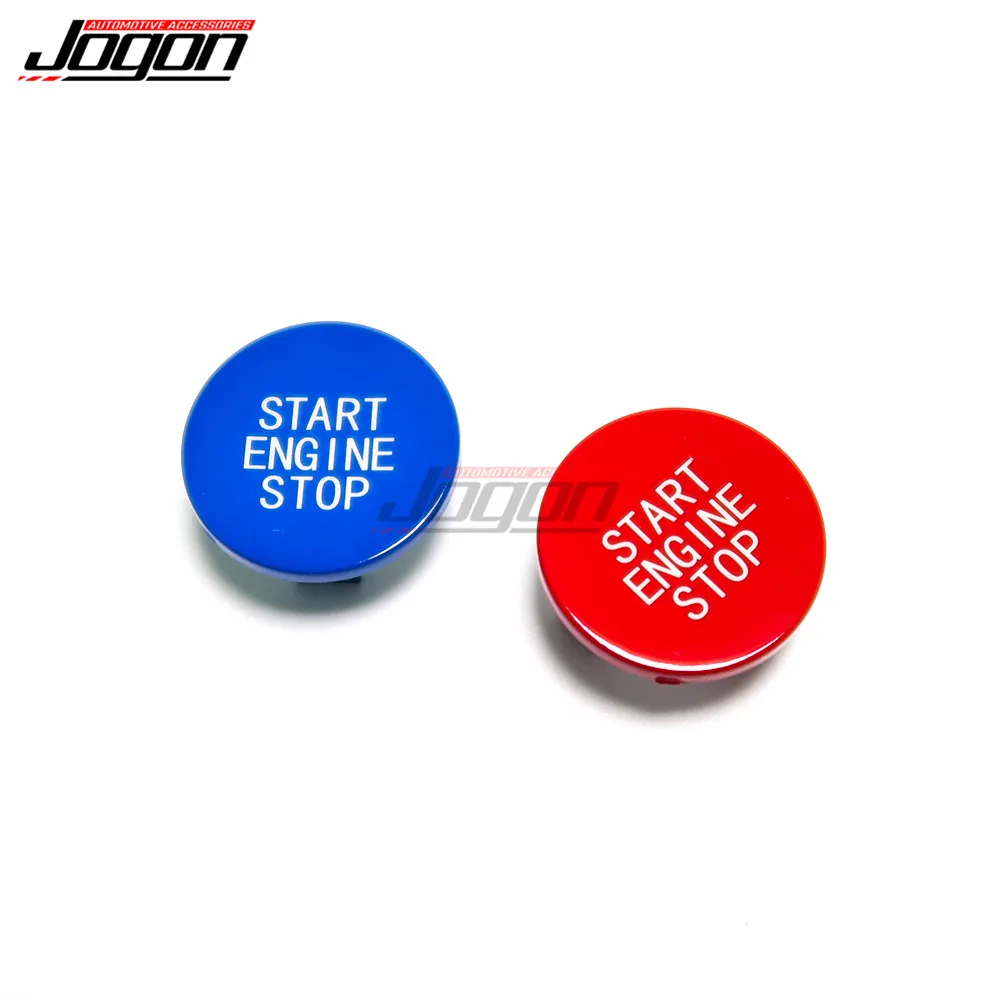 Red & Blue Engine Start Stop Button Trim For BMW 3 Series G20 X5 G05 X6 G06 X7 G07 G14 Car Interior Decoration Accessories
