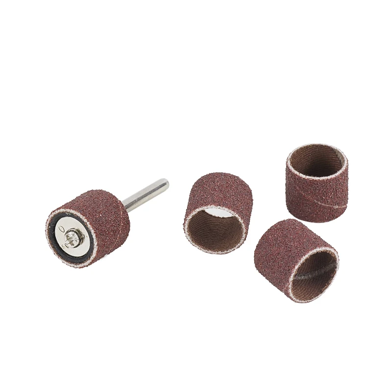 11/102pcs Sanding Drum Kit Grit #80 #120 #180 Sanding Band for Dremel Sleeves For Electric Mini Angle Grinder Sanding Mandrels