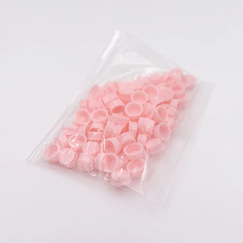 100Pcs False Eyelashes Blooming Cups Planting Grafting Rapid Bloom Sun Flower Glue Cup Fan Eyelash Extension Makeup Tools