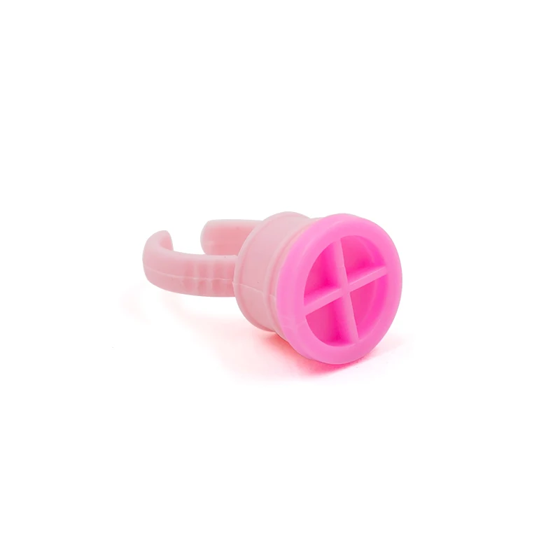 100Pcs False Eyelashes Blooming Cups Planting Grafting Rapid Bloom Sun Flower Glue Cup Fan Eyelash Extension Makeup Tools