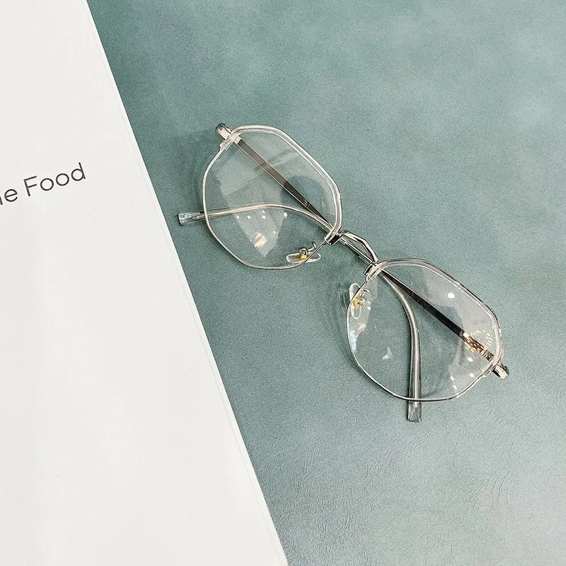 2021 New Anti-blue Myopia Glasses Women&Men Big Oversized Glasses Frame Nearsighted Prescription Glasses -1.0,-1.5,-2.0 To -6.0