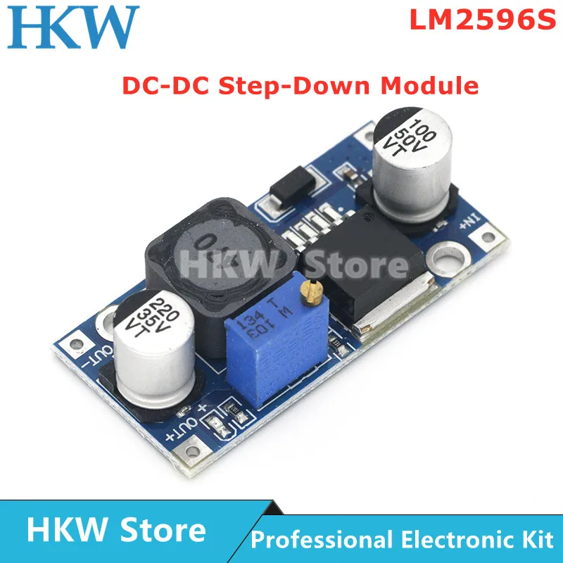 LM2596s DC-DC Step-down Power Supply Module 3A Adjustable Step-Down Module LM2596 Voltage Regulator 24V 12V 5V 3V