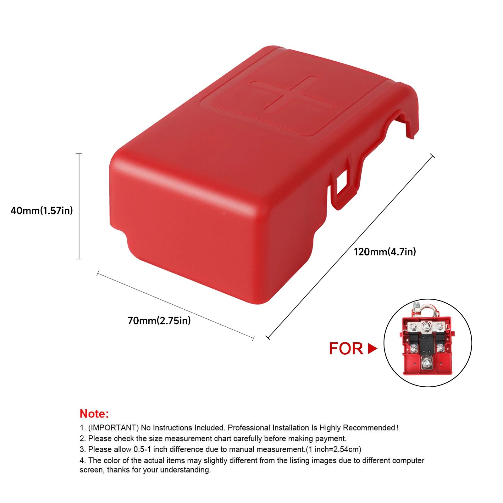 Car Quick Release Fused Battery Distribution Terminal Clamp Connectors 32V 400A For RENAULT Megane 2 Master 2003 - 2010 Clio 2