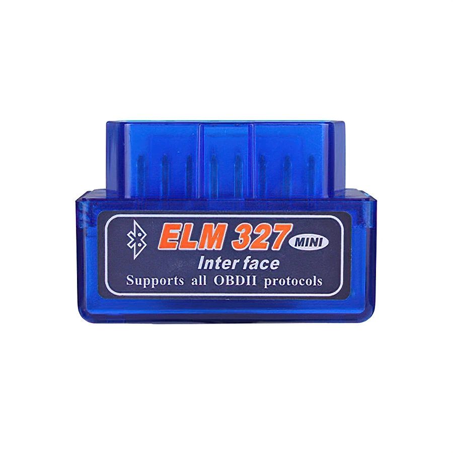 Latest Version Mini ELM327 V1.5 for IOS Android Bluetooth 5.1 Auto Scanner OBD2 Black 2PCB Car ELM 327 Tester Diagnostic Tool