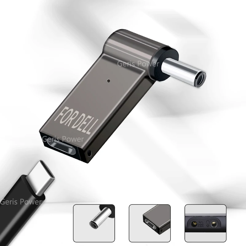 ​100W USB Type C Fast Charging Adapter Plug Connector Universal USB C Laptop Charger Converter for Dell Asus Hp Acer Lenovo