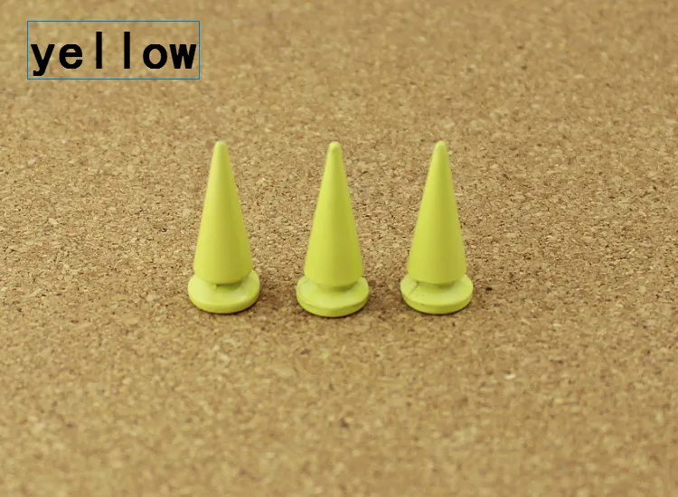10Sets 10*24mm Cone Colorful Spikes And Studs For Clothes DIY Handmade Cool Punk Garment Rivets Leather Craft Bag Shoes