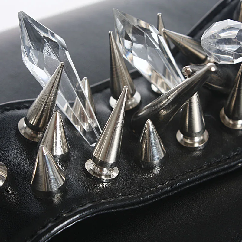 10Sets 10*24mm Cone Colorful Spikes And Studs For Clothes DIY Handmade Cool Punk Garment Rivets Leather Craft Bag Shoes