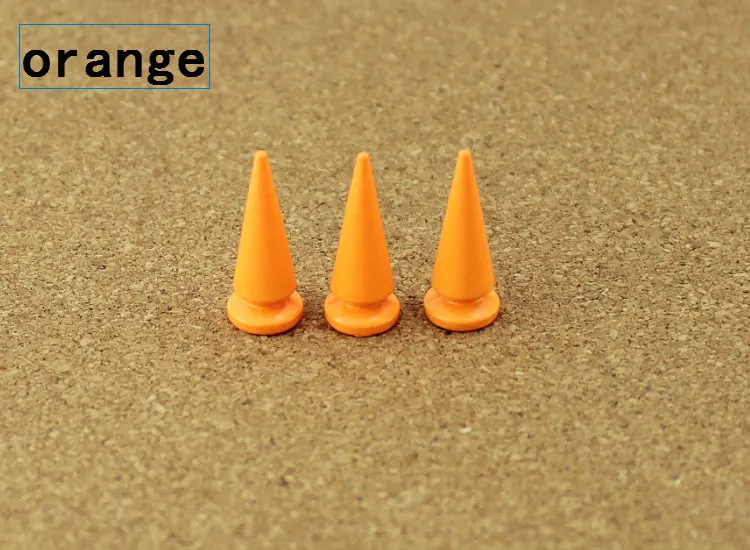 10Sets 10*24mm Cone Colorful Spikes And Studs For Clothes DIY Handmade Cool Punk Garment Rivets Leather Craft Bag Shoes