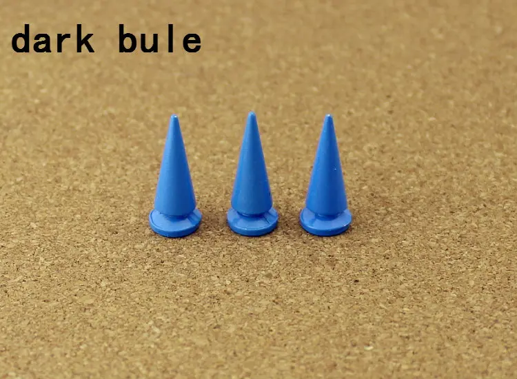 10Sets 10*24mm Cone Colorful Spikes And Studs For Clothes DIY Handmade Cool Punk Garment Rivets Leather Craft Bag Shoes