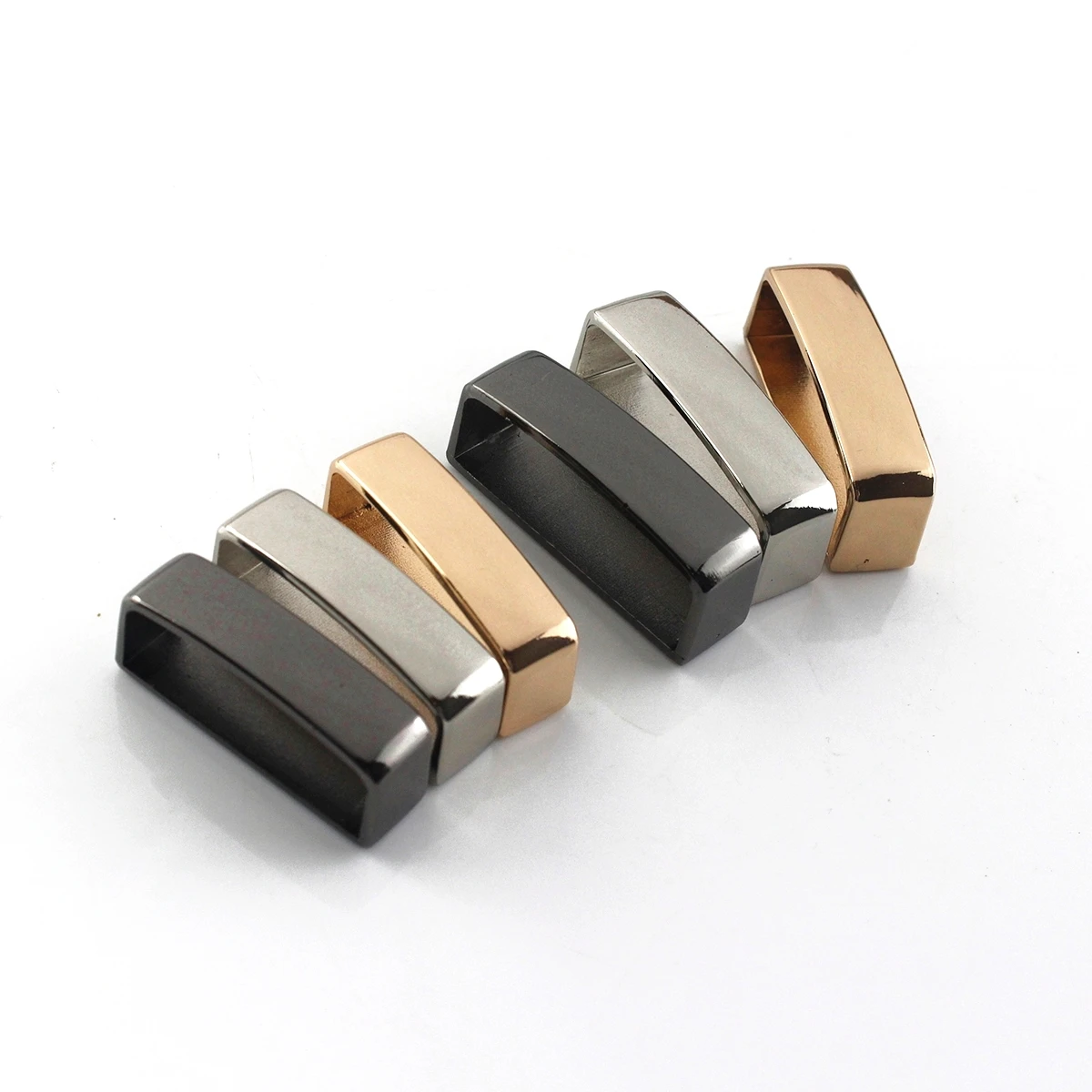 2Pcs Alloy Belt Keeper D Shape Belt Loop Ring Strap Buckle Leather Craft Belt Accessories Bag Strap Parts 30/35/40mm