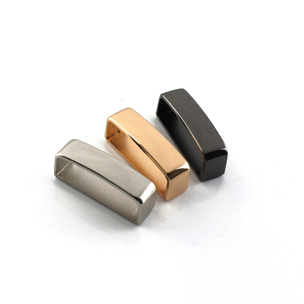 2Pcs Alloy Belt Keeper D Shape Belt Loop Ring Strap Buckle Leather Craft Belt Accessories Bag Strap Parts 30/35/40mm