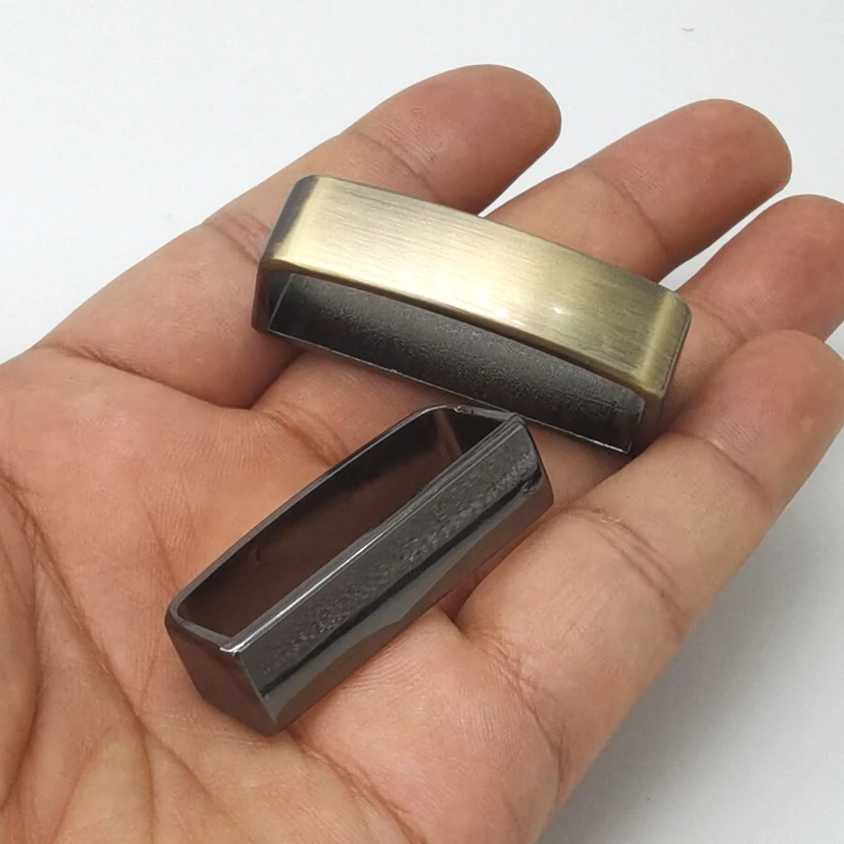 2Pcs Alloy Belt Keeper D Shape Belt Loop Ring Strap Buckle Leather Craft Belt Accessories Bag Strap Parts 30/35/40mm