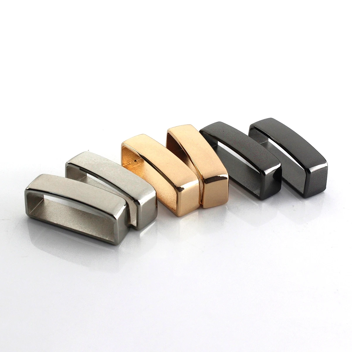 2Pcs Alloy Belt Keeper D Shape Belt Loop Ring Strap Buckle Leather Craft Belt Accessories Bag Strap Parts 30/35/40mm