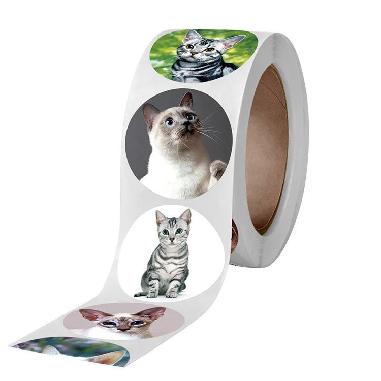50-500pcs Kids Reward Sticker Puppy Dog Pattern Encouragement Stickers for Teachers Cute Animals Stickers Stationery Stickers