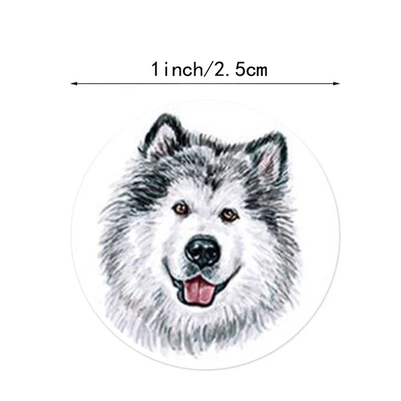 50-500pcs Kids Reward Sticker Puppy Dog Pattern Encouragement Stickers for Teachers Cute Animals Stickers Stationery Stickers