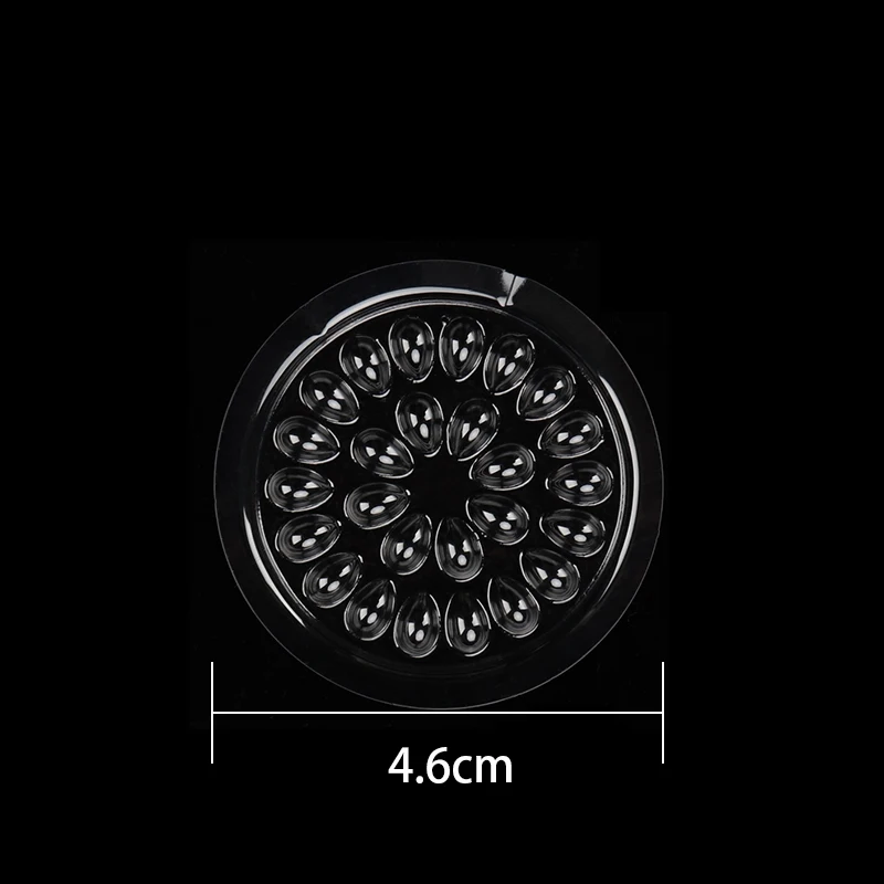HOT 100 pcs Disposable Holder Sticker Glue Adhesive Pallet For Eyelash Extension Eyelash Makeup Tools Plastic Flower Eyelash