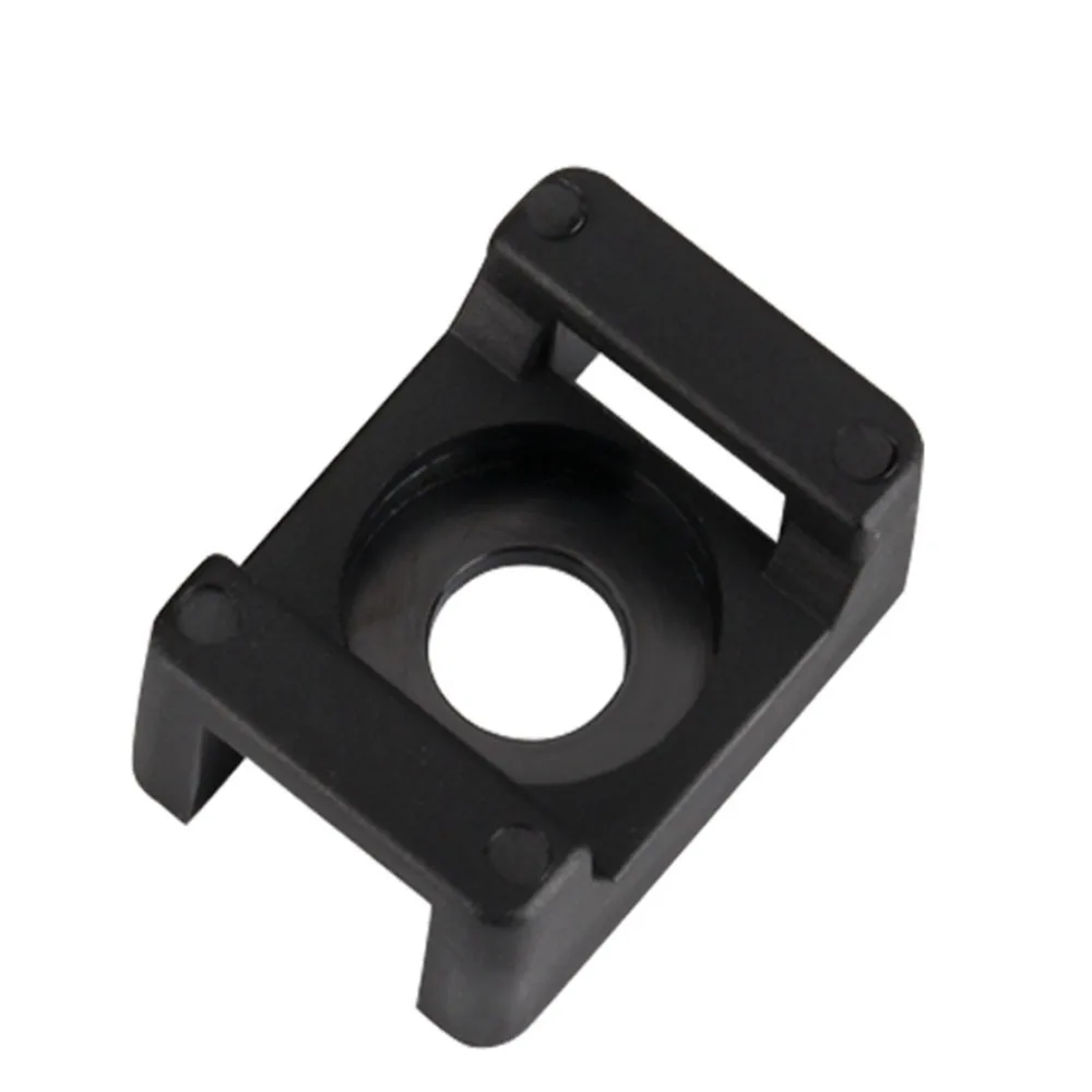 Cable Organizer Saddle Cable Tie Mount HC-1 HC-2 Wire Management Base Holder Wire Fixing Clamp Screw Hole Mounter for Home Offic