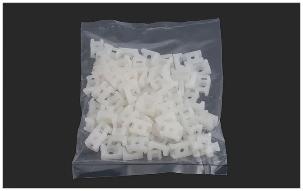 Cable Organizer Saddle Cable Tie Mount HC-1 HC-2 Wire Management Base Holder Wire Fixing Clamp Screw Hole Mounter for Home Offic