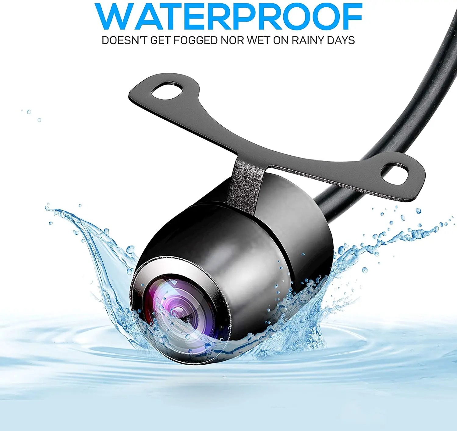 Car Reverse Camera HD Night Vision Wide Angle Rear View Parking Camera Waterproof CCD LED Auto Backup Monitor HD Image