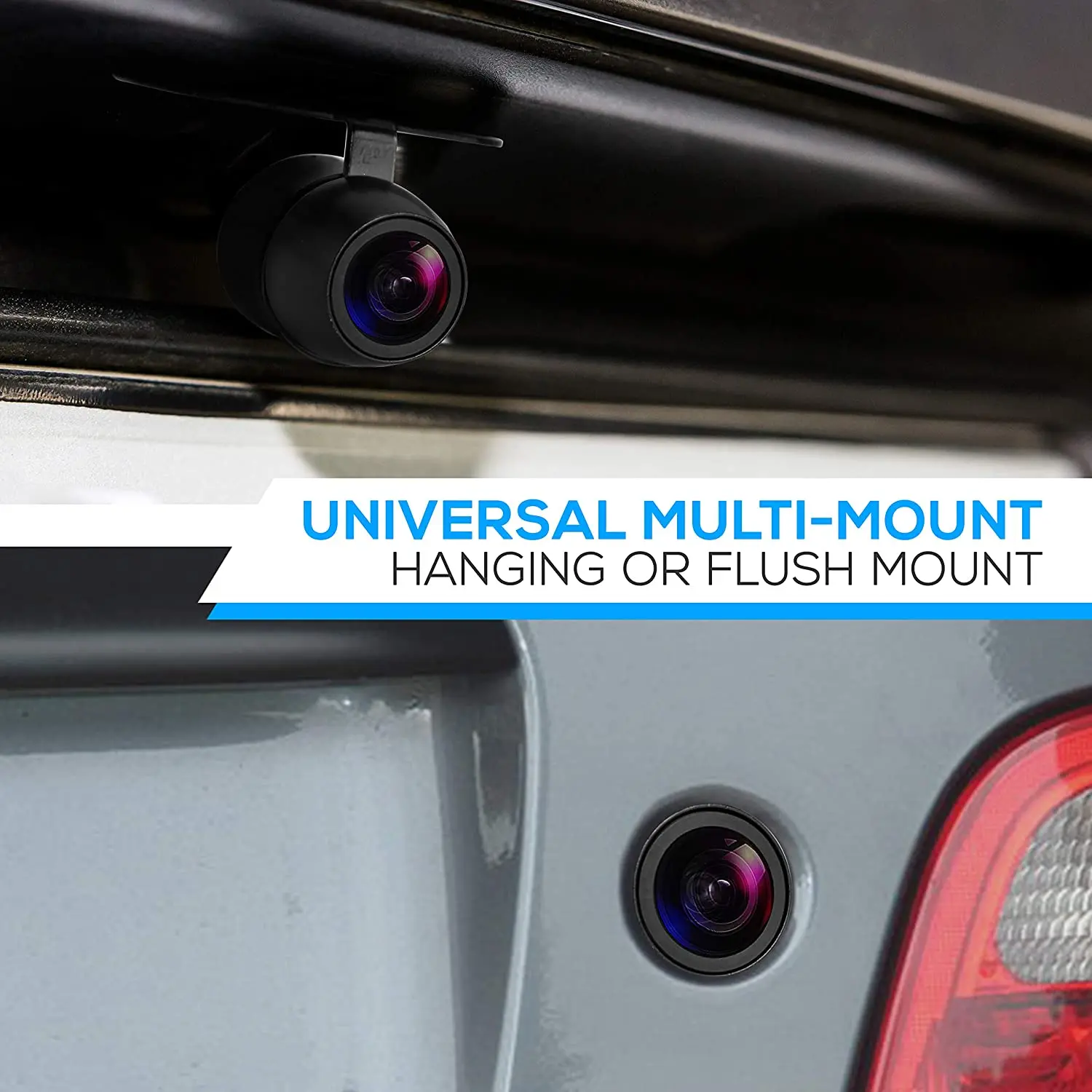 Car Reverse Camera HD Night Vision Wide Angle Rear View Parking Camera Waterproof CCD LED Auto Backup Monitor HD Image
