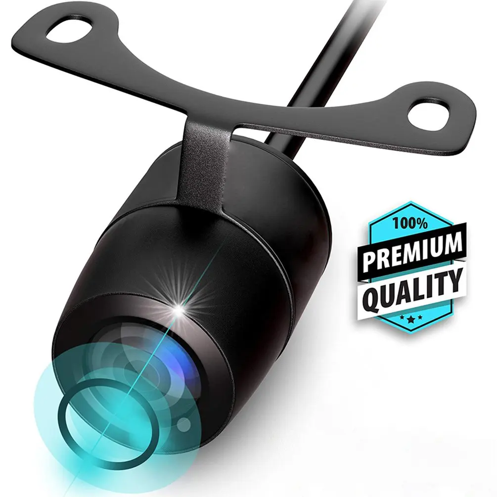 Car Reverse Camera HD Night Vision Wide Angle Rear View Parking Camera Waterproof CCD LED Auto Backup Monitor HD Image