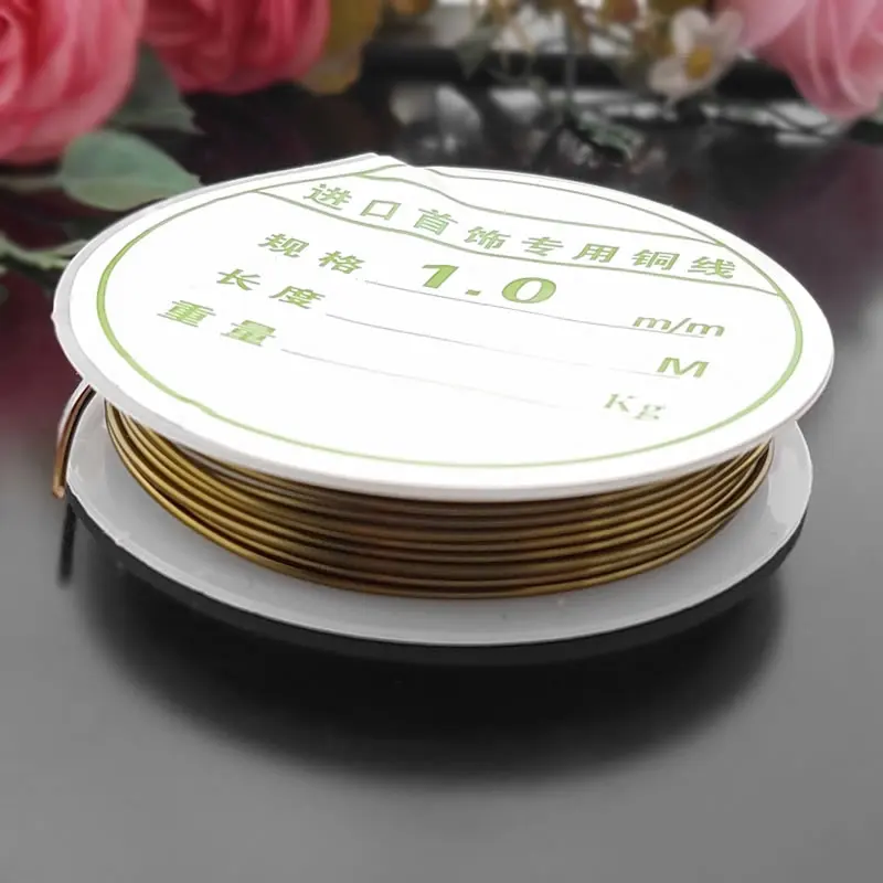 2 Rolls 0.1MM to 1MM Antique Bronze Metal Copper Wire Very Strong Can Make Shape Jewelry Making Findings Accessories