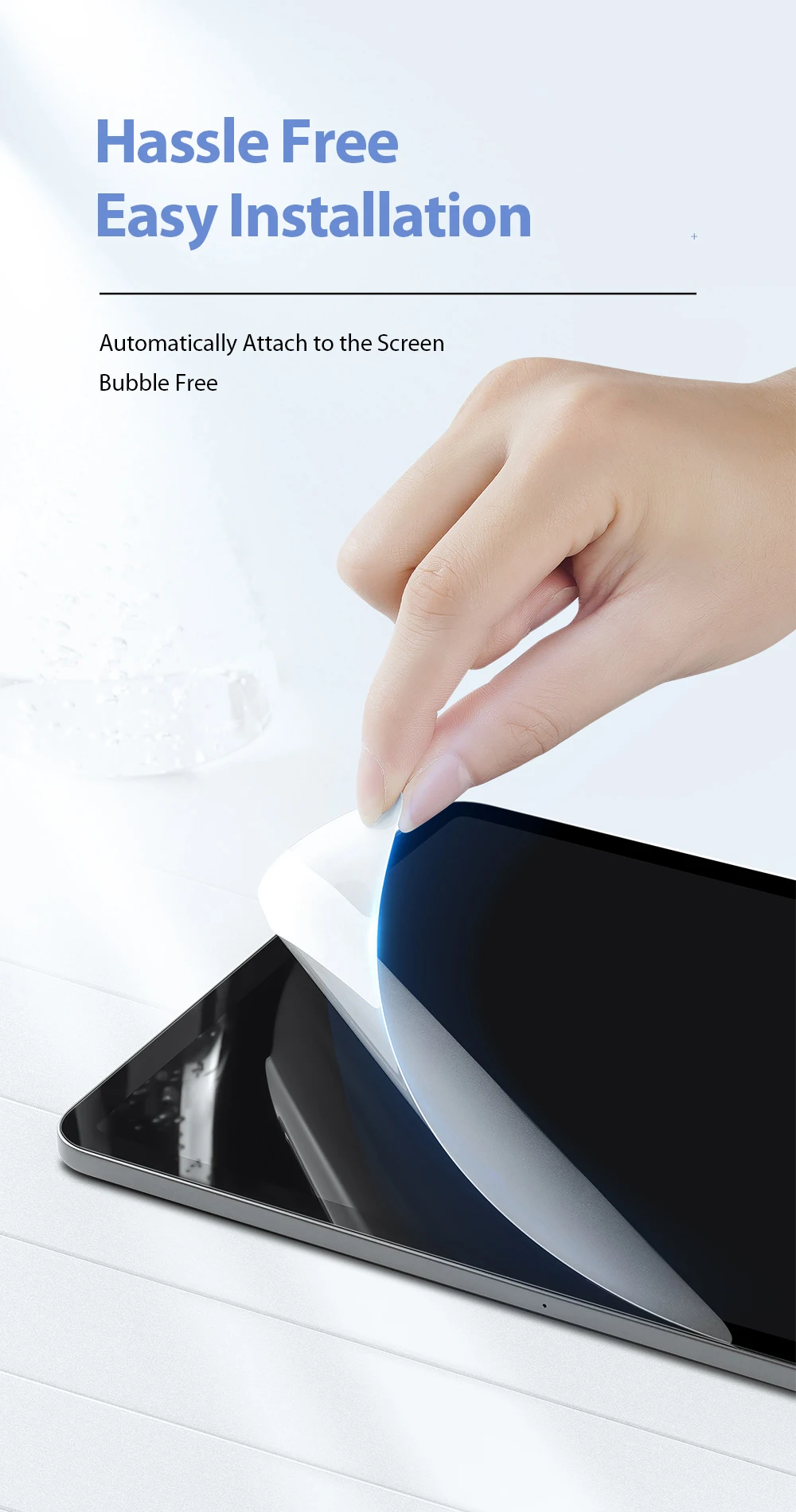 Paper Feel Screen Protector Film Matte PET Painting For iPad 7th 8th 9th 10.2 10th Generation Air 4 5 10.9 Pro 11 Air 3 Pro 10.5