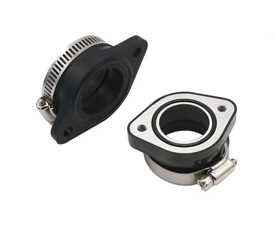 ZSDTRP Motorcycle Carburetor Adapter Inlet Intake Pipe for PWK 21/24/26/28/30/32/34mm PE26/28/30mm TM28/32/34 Carb Pit Dirt Bike