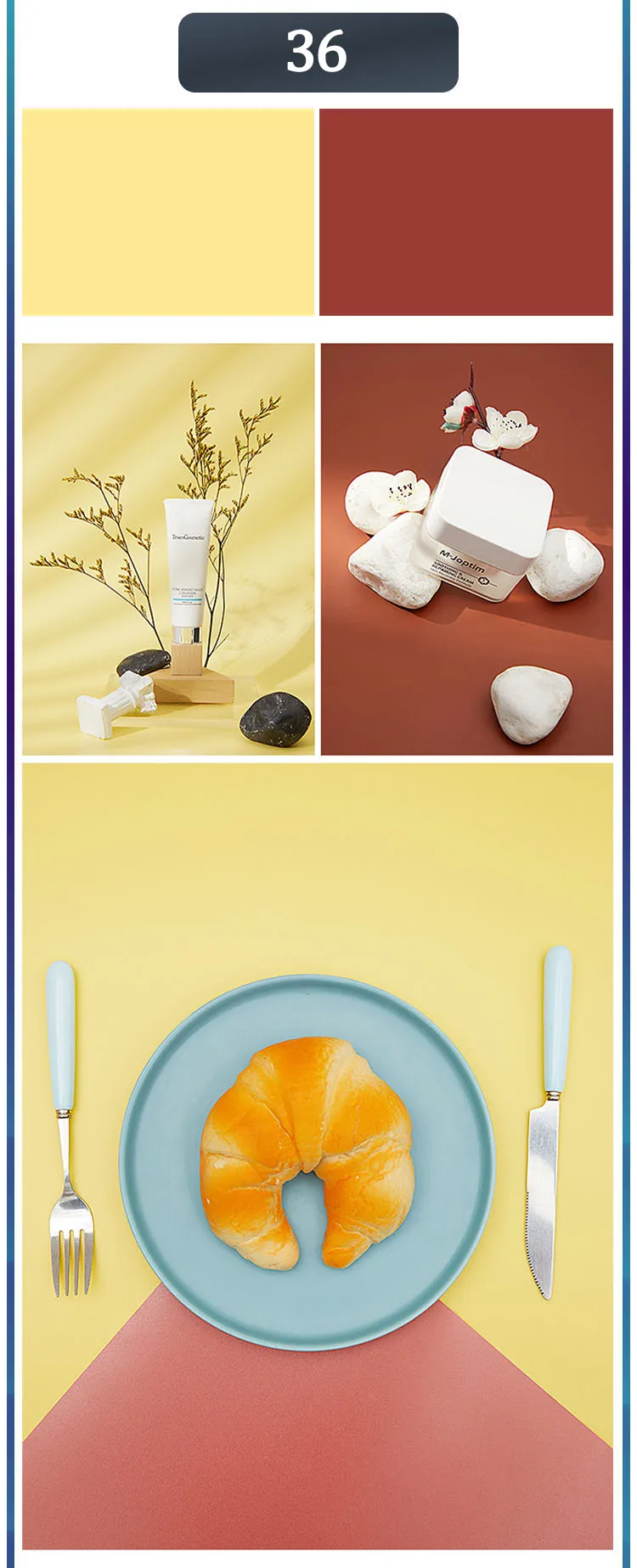Photography Backdrops Wallpaper 57*87cm 2sides Solid Color Photo Background Props for Photo Studio Newborn Product Photographic