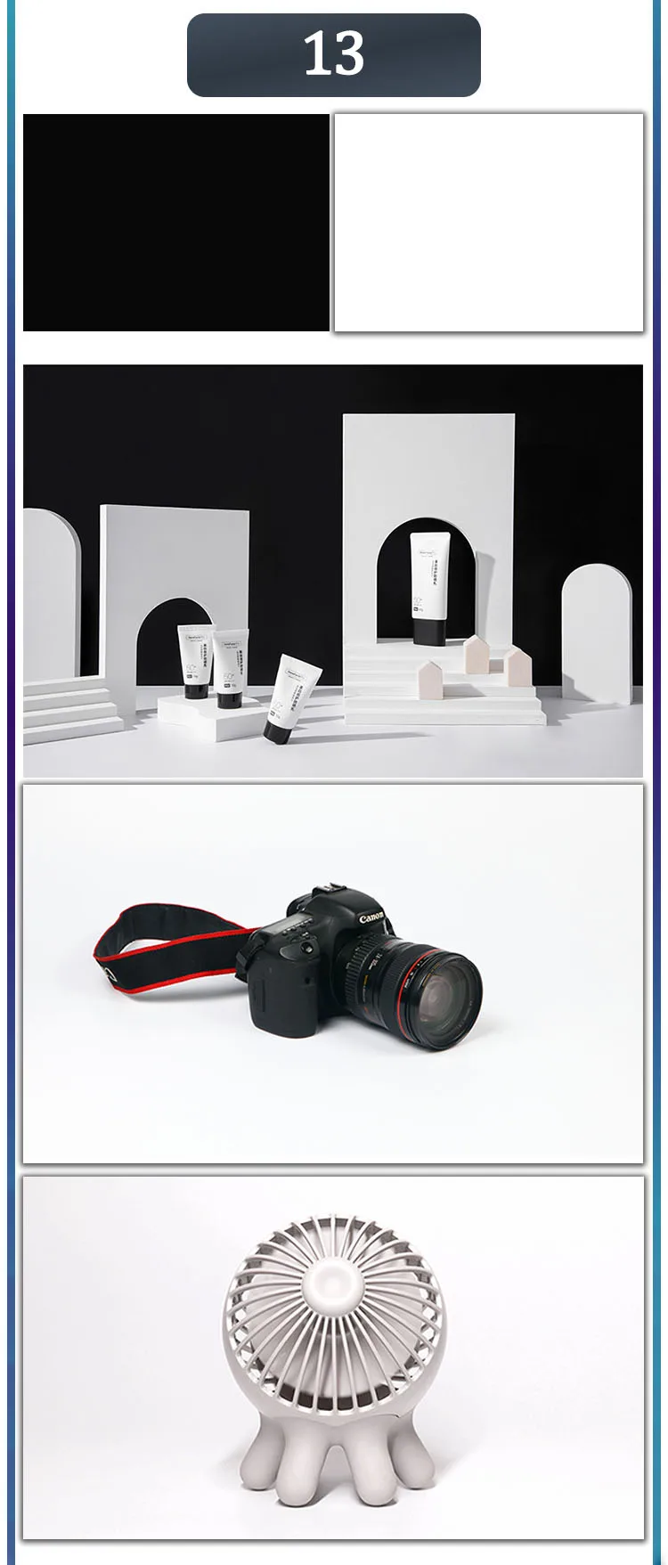Photography Backdrops Wallpaper 57*87cm 2sides Solid Color Photo Background Props for Photo Studio Newborn Product Photographic