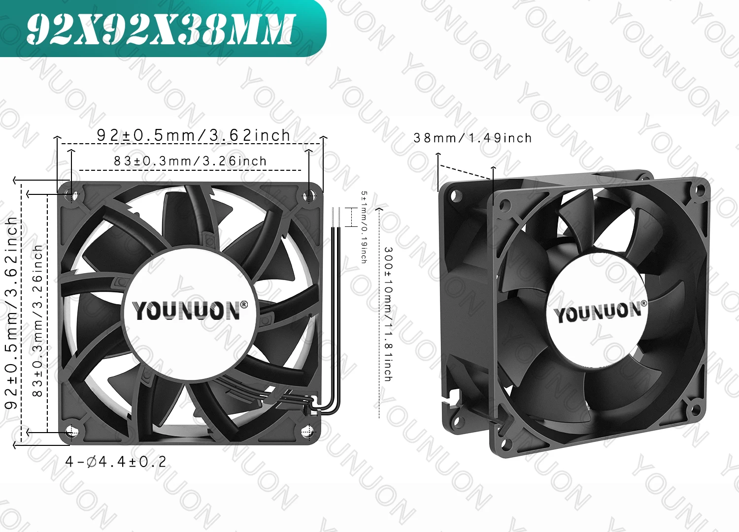 EC Axial Fan 60mm 80mm 90mm 120mm Ball Brushless Fan Cooler AC 110V 120V 220V 230V 240V Computer Case Fan 6025 8025 9225 12038