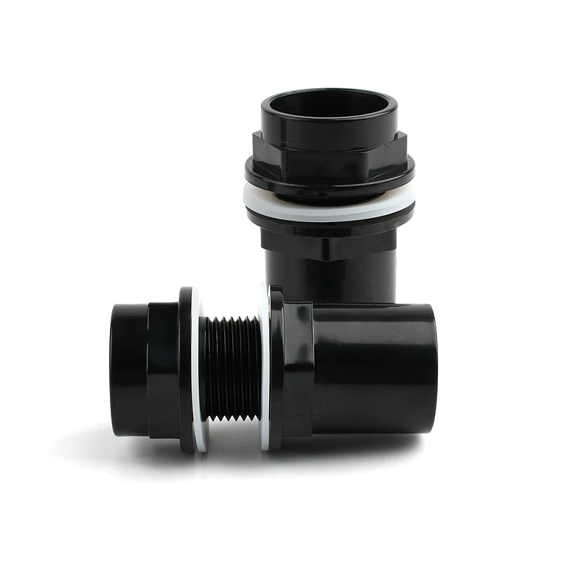 1PC 20/25/32/40/50mm Hi-Quality PVC Pipe Connectors Thicken Fish Tank Drain Aquarium Inlet Outlet Joints Garden Irrigation