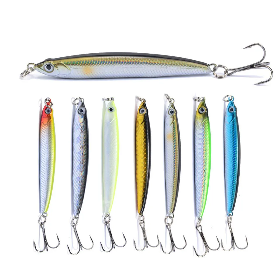 1pcs High Quality Thrill Stick Fishing Lure 7cm 10g Sinking Pencil Long Casting Shad Minnow Artificial Bait Pike Lures