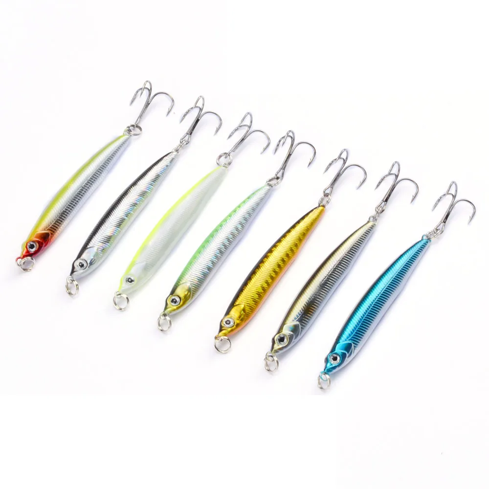 1pcs High Quality Thrill Stick Fishing Lure 7cm 10g Sinking Pencil Long Casting Shad Minnow Artificial Bait Pike Lures