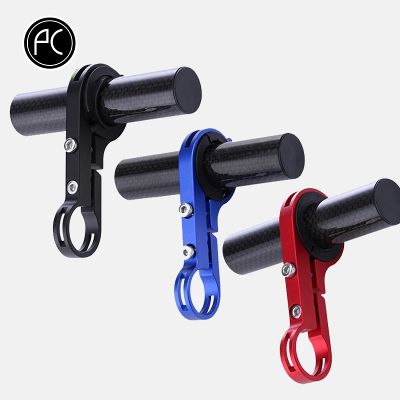 Bicycle Handlebar Extension Bar 10 20 30cm Alloy or Carbon Rod Light Computer Mount Bracket for MTB and Road Cycling Accessories