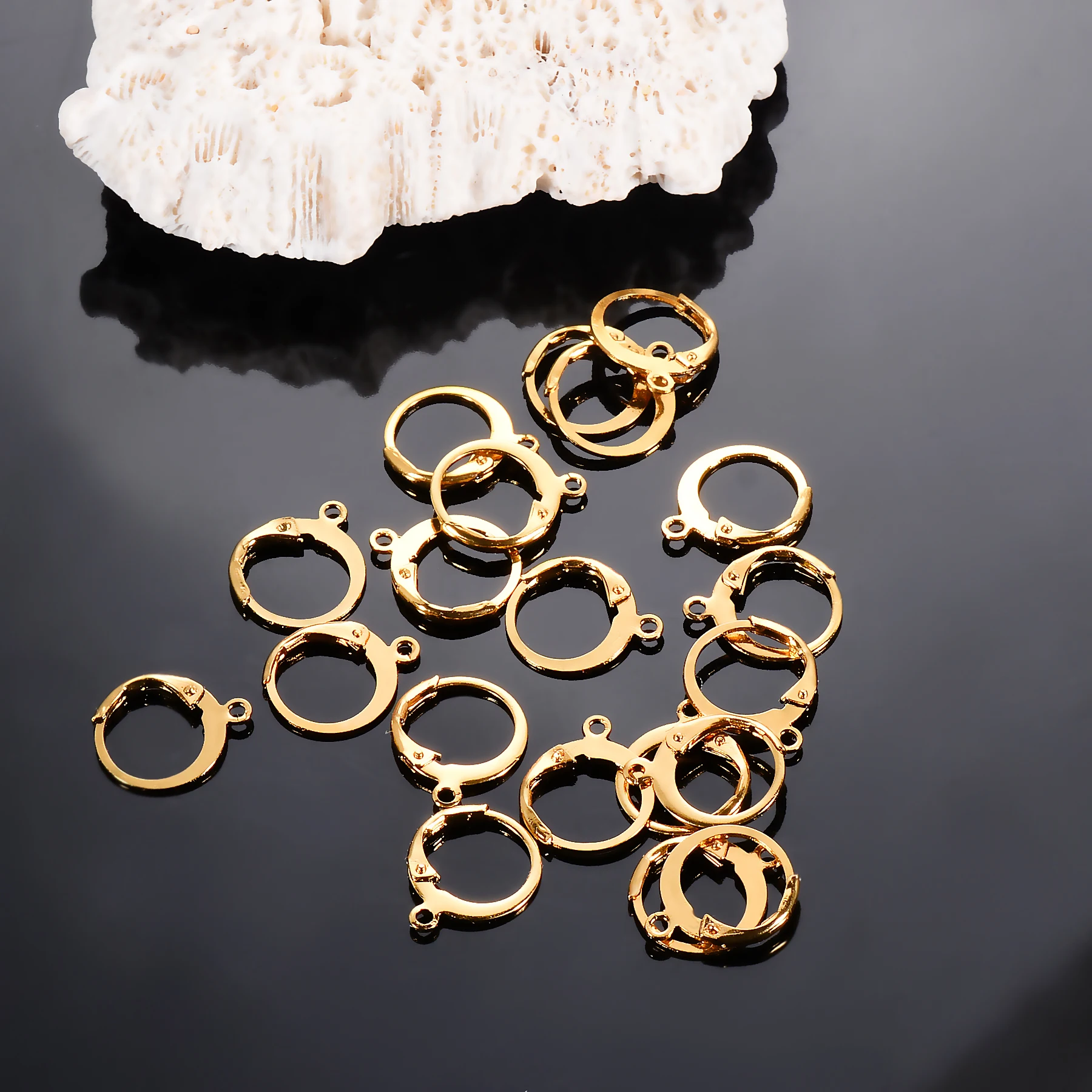 20Pcs/Lot Stainless Steel French Earring Clasps Hooks Men Women DIY Components For Ear Jewelry Making Findings Not Allergic