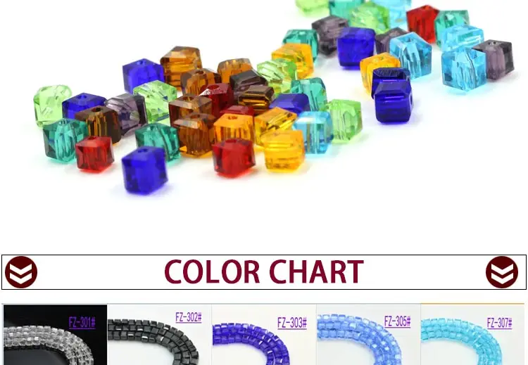 Czech Square Crystal Spacer Beads Yellow 2/3/4MM Faceted Glass Cube Loose Beads DIY Making For Needlework Accessories Jewelry