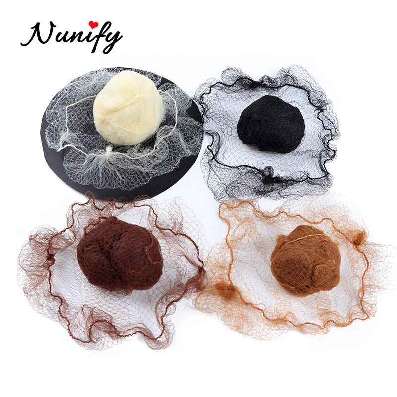 Nunify 5Mm Nylon Hair Nets Invisible Disposable Hair Net Ballet Dance Snoods Net Bun Hair Nets Invisible Elastic Edge Mesh Hair