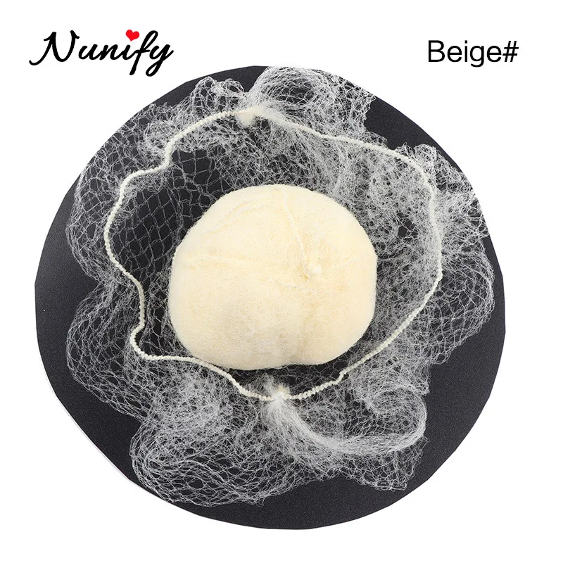 Nunify 5Mm Nylon Hair Nets Invisible Disposable Hair Net Ballet Dance Snoods Net Bun Hair Nets Invisible Elastic Edge Mesh Hair