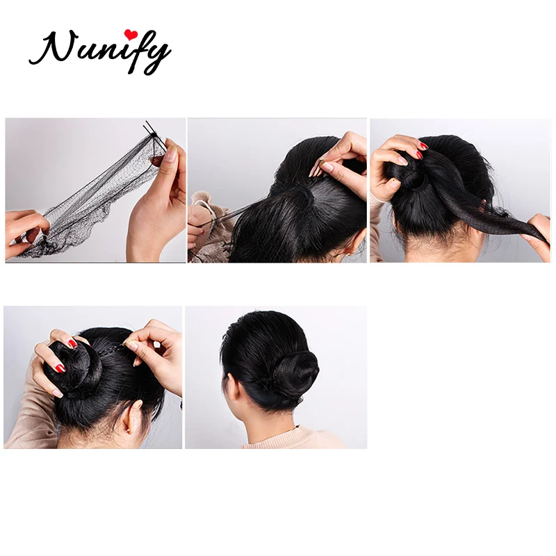 Nunify 5Mm Nylon Hair Nets Invisible Disposable Hair Net Ballet Dance Snoods Net Bun Hair Nets Invisible Elastic Edge Mesh Hair