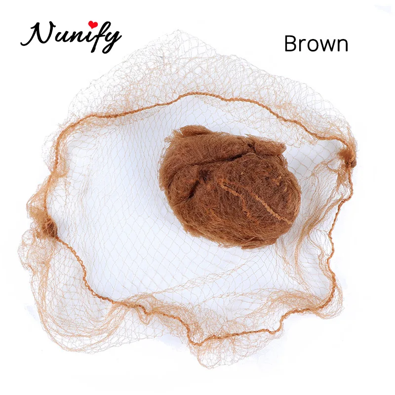 Nunify 5Mm Nylon Hair Nets Invisible Disposable Hair Net Ballet Dance Snoods Net Bun Hair Nets Invisible Elastic Edge Mesh Hair