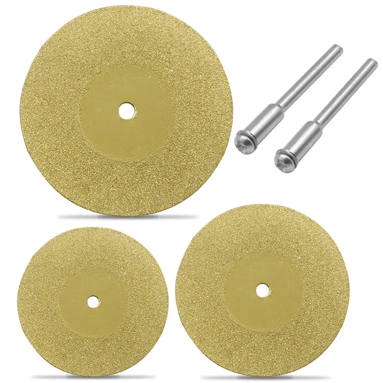 12pcs 1set 16-60mm Diamond Wheel Saw Circular Cutting Blade Rotary Tool Titanium Plated Diamond Cutting Blade