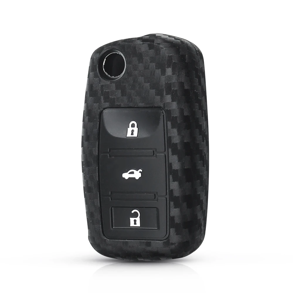 KEYYOU 2 Button Folding Car Remote Key Flip Folding Key Shell Case For Volkswagen Vw Jetta Golf Passat Beetle Skoda Seat Polo B5