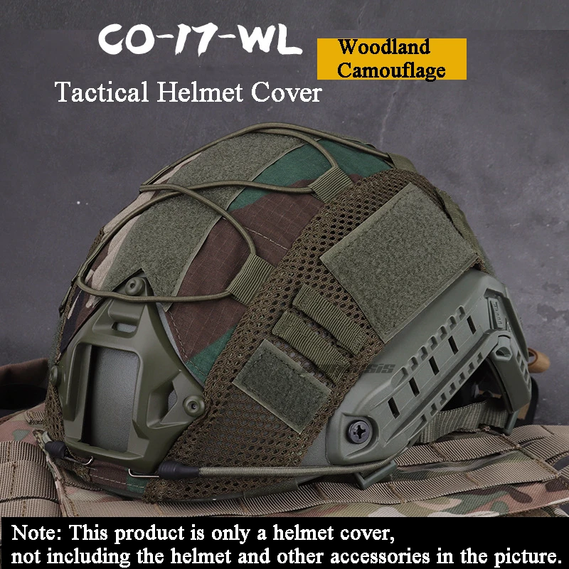 Tactical Helmet Cover for Fast MH PJ BJ Helmet Airsoft Paintball Helmet Cover