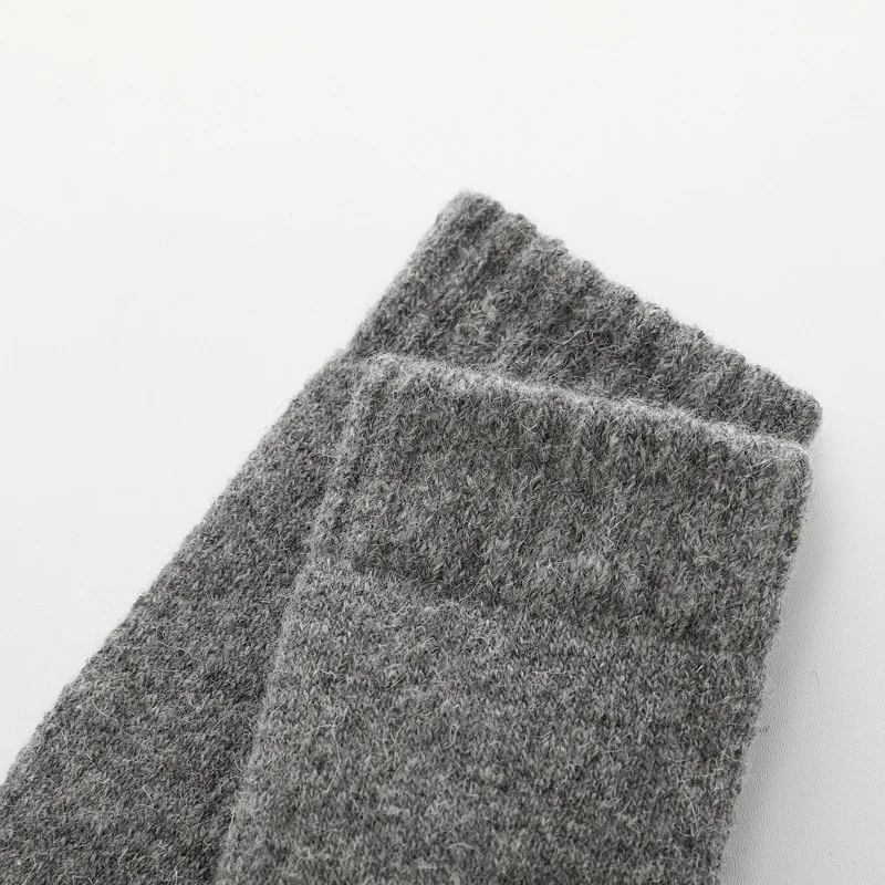 Super Warm Funny Happy Male Men Thicker Solid Socks Merino Wool Rabbit Socks Snow Winter Socks calceta hombre skarpety meskie